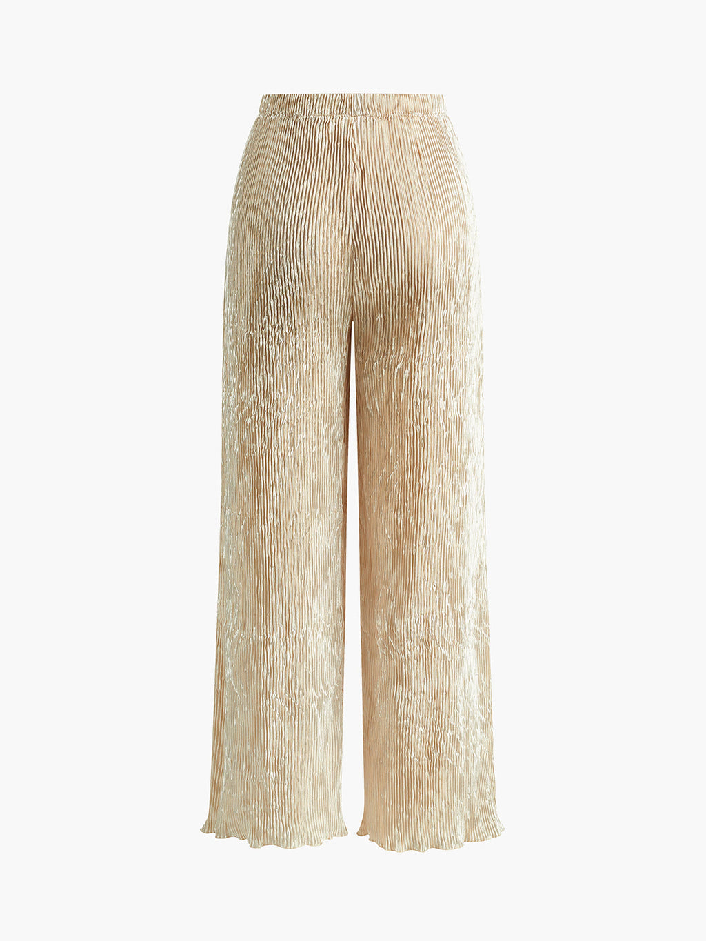 Serena | Women's Halter Neck Pleated Top & Wide Leg Pants Set