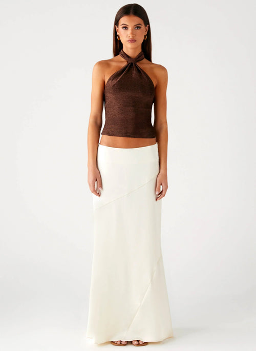 Amber Light Top - Chocolate
