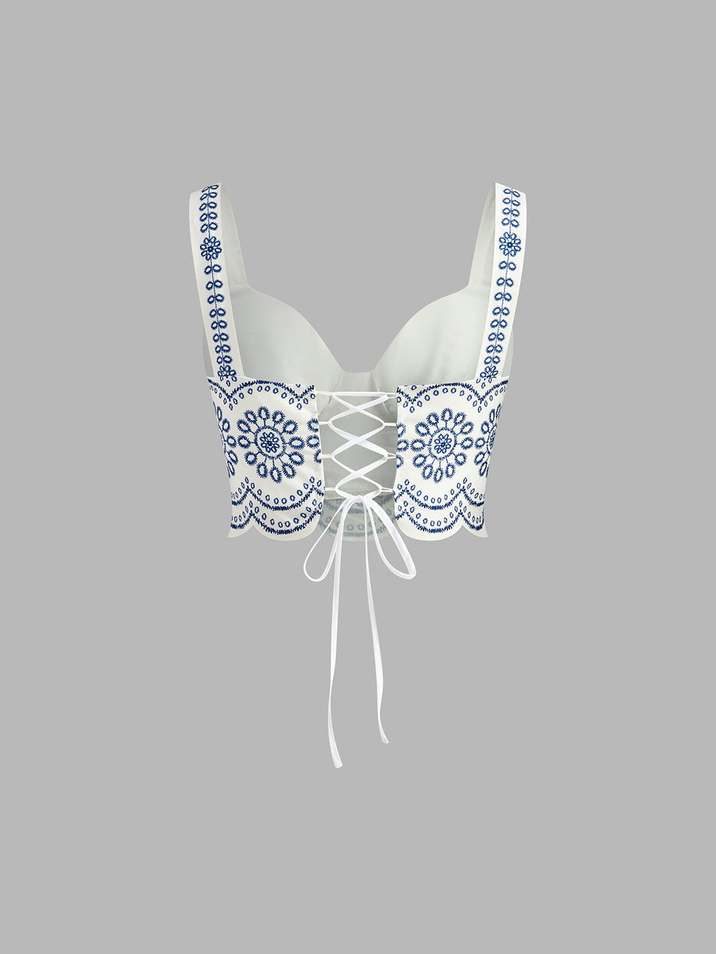 Santorini | Women's Embroidered Crop Top & Maxi Skirt Co-Ord Set