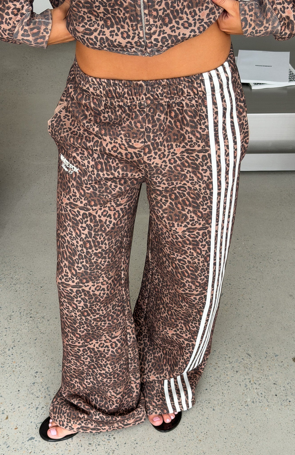 Release 15 Asalia Wide Leg Sweatpants Animal Print